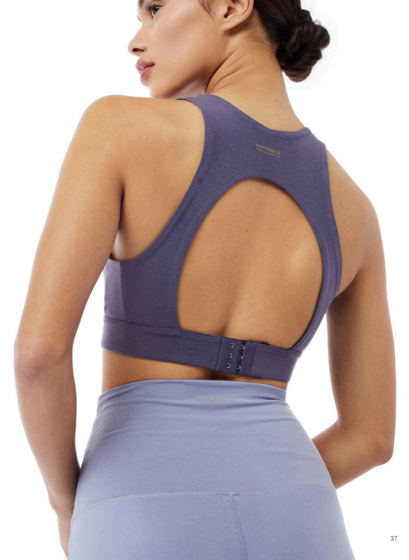 Æfingatoppur með opið bak