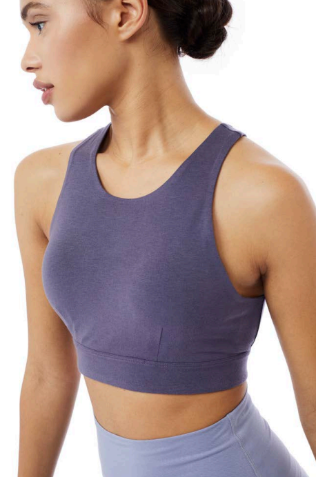 Æfingatoppur með opið bak