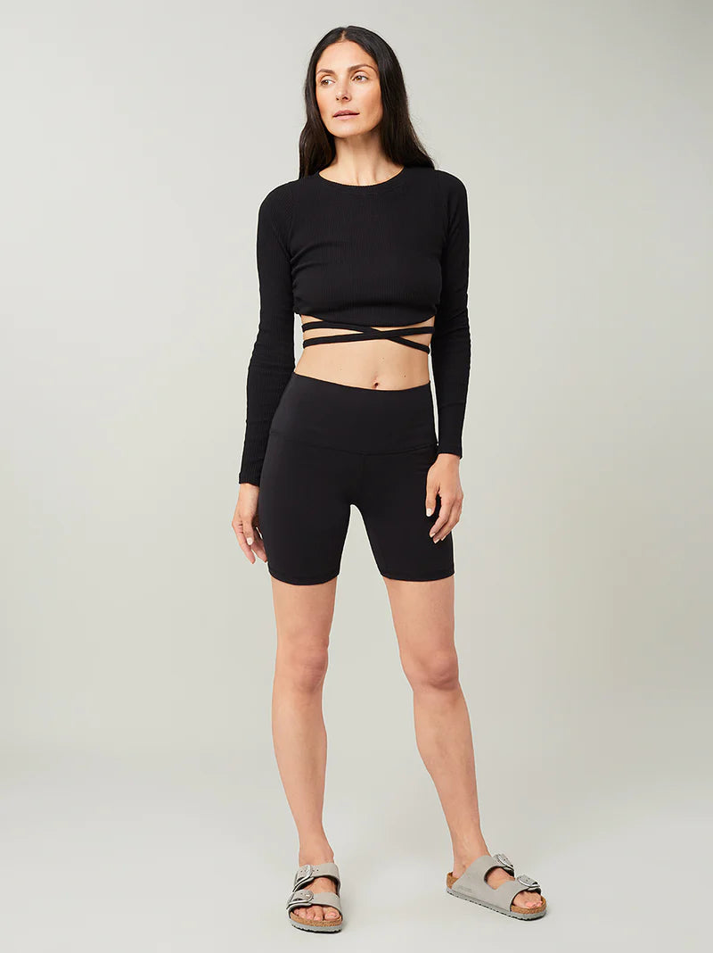 Hjólabuxur með háu mitti